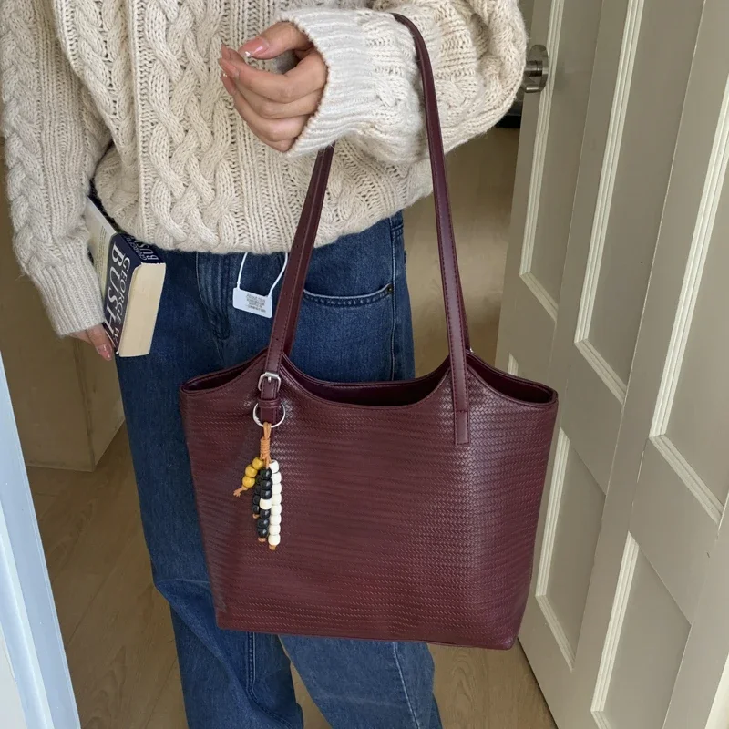 Sac à main en cuir pour femmes, élégant, classique, de styliste, de luxe, fourre-tout à bandoulière, pour tenue urbaine quotidienne