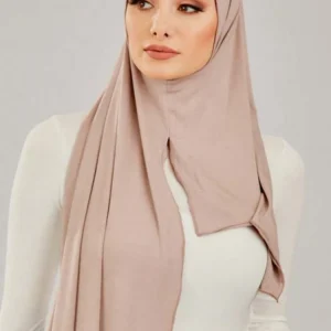 Musulman Premium Jersey Hijab écharpe femmes Hijab instantané longueur inégale des deux côtés facile à porter doux Jersey plaine châle enveloppes