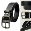 ceinture en cuir pour hommes boucle ardillon jean ceinture noire chic marque de luxe dames vintage sangle ceinture