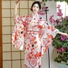 robe kimono japonaise, costume de cosplay pour femmes, kimono bleu vintage, style asiatique, yukata sexy avec robes geisha imprimées obi