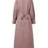 zanzea hijabs femmes modeste maxi robes élégant luxe col à volants taille attachée à manches longues robe longue musulmane abaya robes s 3xl