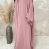 papillon chauve souris abaya sans hijab dubaï luxe turquie islan caftan musulman robe de modestie