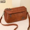 Sac à main en cuir PU pour femme, sac à bandoulière vintage, sacs initiés à la mode, design de luxe, nouvelle tendance