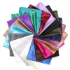 90x90 satin foulard en soie hijab solide femmes brillant carré enveloppement châle tête cou couverture plaine cheveux cravate bande plage hijab femme foulard