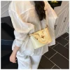 sac à bandoulière élégant pour femmes, sac à main de luxe en cuir souple, sac seau à la mode pour toutes les occasions, nouvelle collection 2025