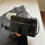 Sac à bandoulière Chic et célèbre pour femmes, sac à main en cuir, fourre-tout pour dames, marque de luxe populaire classique élégant