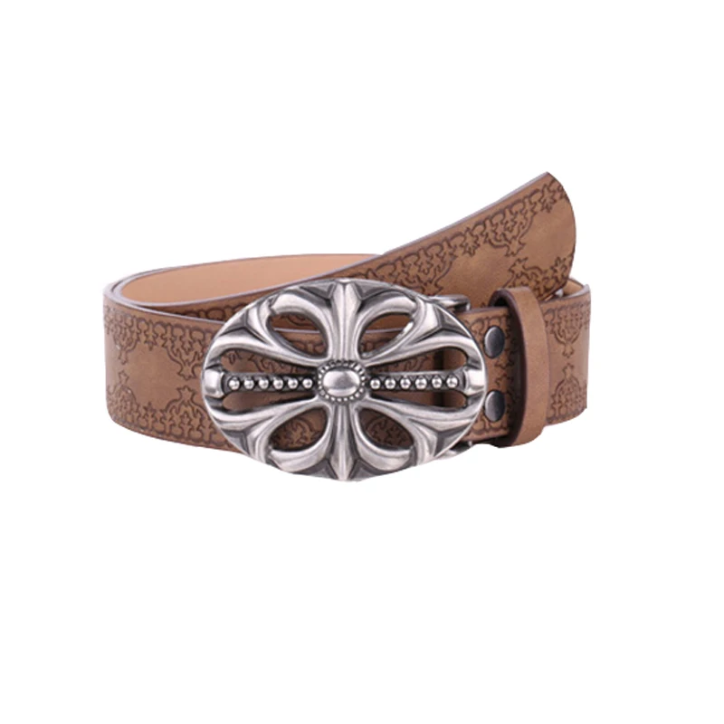 Ceinture côtelée tendance pour femme, vêtement vintage en jean chic, ceinture décorative vent foncé