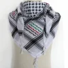 keffiyeh châle hijab en coton tissé traditionnel, Écharpe de sauna arabe, polyvalent et à la mode, unisexe