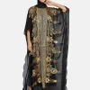 abaya robe africaine en mousseline de soie, grande taille, style ethnique traditionnel, paillettes, printemps, 2023