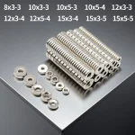 Imans aimants de réfrigérateur avec trous pour bricolage bureau tableau blanc atelier outils adaptés lieu de travail à domicile, Etc.