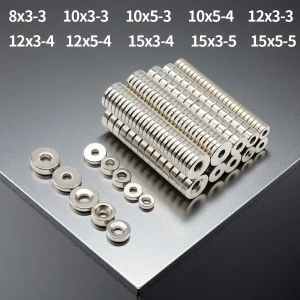 Imans aimants de réfrigérateur avec trous pour bricolage bureau tableau blanc atelier outils adaptés lieu de travail à domicile, Etc.