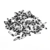 Épingles de sûreté 120 pièces/boîte 19mm, trombone portable pour vêtements, épingles décoratives, bricolage, broche de couture, accessoires pour vêtements
