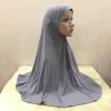 hijab musulman de grande taille, écharpe islamique à enfiler, bandeau, h062, 70x70cm