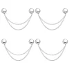 Clips magnétiques 4 pièces, Clips à boutons magnétiques multifonctions, épingles à vêtements magnétiques sans broche, accessoires pour vêtements pour robes de jupe
