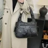 sac fourre tout multi poches en cuir pu pour femme, grande capacité, sac à main solide pour document de travail et de voyage, sacs à main et sacs à main