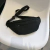 sac banane de sport grande capacité, sac de taille mains libres avec poche zippée, sac à bandoulière étanche pour course à pied et randonnée, idéal pour noël