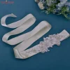 topqueen élégant ceinture de mariée perle perlée fleur applique accessoires ceinture de mariage ceinture de luxe robe taille décoration s484