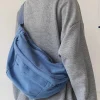 sacs de taille simples à la mode, sacs de poitrine en toile unisexe, sac de téléphone de rue hip hop, sac de ceinture de grande capacité pour dames, sac de poitrine à bandoulière
