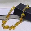 ensemble de bijoux fins luxueux en cristal de couleur jaune, collier en cristal de zircon, boucles d'oreilles, bracelet, breloques pour femmes, accessoires de mariage