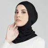 casquette hijab en modal, turban extensible pour femmes musulmanes, sous écharpe, bonnets intérieurs, couverture complète, châle, couverture complète du cou