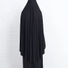 abaya ensemble de vêtement de prière musulmane pour femme, robe hijab formelle, vêtements islamiques, dubaï, turquie, namaz, ensembles musulmans longs, 208.ken