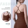 soutien gorge de sport antichoc, sangle arrière croisée, goutte d'eau, écharpe sexy, respirant, exercice de course, gilet de yoga, 2025 🎽 🚶🏻