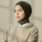 Casquette Hijab Musulmane pour Femme, Sous-Écharpe, Voile en Coton Modal, Turban de Tête Islamique