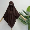cape khimar avec bretelles niqab jazz crêpe triangle islamique femmes musulmanes en gros ramadan cravate dos prière hijab