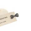 pince à cheveux avec nœud en strass, accessoires mini pour femmes et filles, nœud doux kawaii, mignon, mode leader, tendance, crabes populaires de styliste