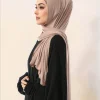 maillot modal instantané hijab écharpe femme musulman hijabs châle couleur unie facile à porter châle enveloppement avec sous capuchon pour les femmes musulmanes