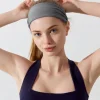 bandeaux d'entraînement absorbant l'humidité pour femmes, bandeau extensible antidérapant à séchage rapide, élastique et confortable, bandeau de sport pour femmes