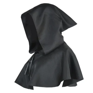 Cape gothique Punk à capuche pour Halloween, pour Cosplay, unisexe, rôle pour adultes, Cosplay, sorcière médiévale, manteau, Costume, chapeau de fête