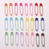 Épingles de sûreté colorées en fer et métal, 30mm 36mm, pour vêtements, broche, artisanat, fabrication d'accessoires de couture, bricolage, 20 pièces/paquet