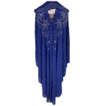 Abaya-Robe musulmane à capuche en mousseline de soie pour femme, kaftan, hijab, kimono, vêtements islamiques