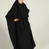 ramadan musulman enfants filles abaya solide longue caftan abaya enfant robe enfants vêtements pour cadeau
