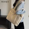sacs à main rembourrés pour femmes, sac à bandoulière bouffant de couleur unie, grande capacité, sac à bandoulière simple, mode pour fête, voyage, travail