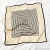 petite écharpe carrée, style automne pour femmes, chic et à la mode, bandeau rétro français ins et foulard long