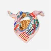 53cm design magnifique selle marque carré écharpe femme nouvelle foulard en soie femmes bandana luxe bandeau hijab foulard foulard
