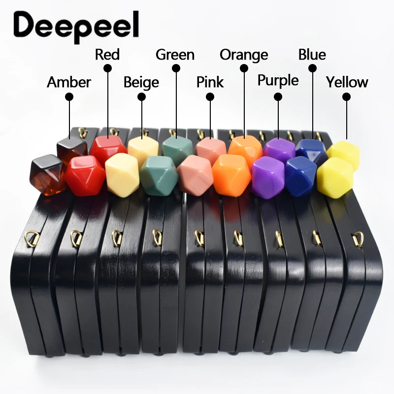 poignée de sac à main en bois noir pour femmes, 1 pièce, 20cm, cadre de sac à main tissé, pince de portefeuille, supports de fermeture faits à la main, accessoires de sac de bricolage