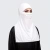 foulard de sauna arabe sans épingle pour femmes musulmanes, couvre visage, hijab, turban, châles et enveloppes islamiques, uni, instantané, vente en gros