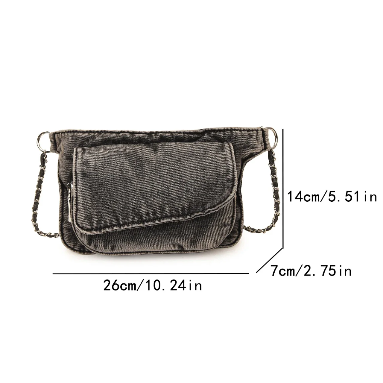 Sacs de ceinture en toile décontractés pour femmes, sac banane à la mode, sac de taille banane, sac à main de hanche de styliste, sac de poitrine à bandoulière