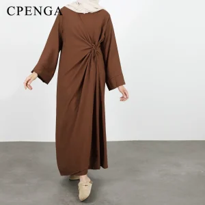 Ensemble haut et pantalon musulman modeste pour femme, vêtements de luxe, robe de mariage, maillot Eid, Abaya, Dubaï, noir, solide, 2024