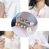 Épingles de sûreté en perles, 5/10 pièces, broche pour robe antidérapante, clip de taille à double tête pour col et écharpe, réglage, accessoires pour vêtements à la mode