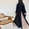 dubaï abaya femmes robe maxi musulmane eid djellaba turquie caftan ramadan islam vêtements caftan marocain femme robe kimono jalabiya