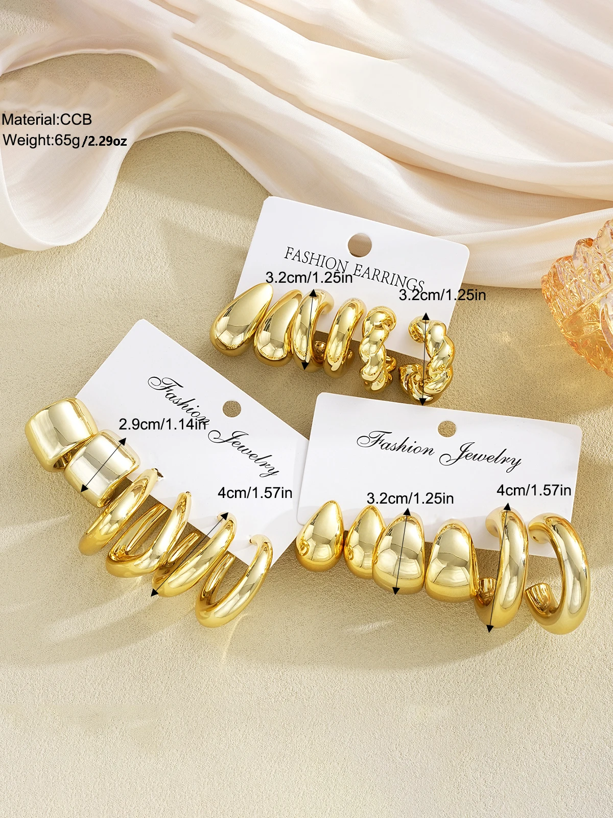 Ensemble de boucles d'oreilles pour femmes, 18 pièces, simple, élégant, vintage, luxueux, brillant, géométrique, irrégulier, torsadé, boucles d'oreilles en forme de larme, élégantes et polyvalentes, adaptées aux fêtes quotidiennes