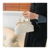 pochette en perles pour femmes, sac à main de soirée, sac à bandoulière de mariée pour femmes, pochette de bal de mariage