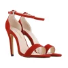 femmes sandales talons aiguilles 2025 été classique bout ouvert bride à la cheville talon élégant robe de soirée de mariage talons hauts chaussures escarpins sexy