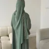 moyen orient femmes arabe dubaï abaya luxe kimono cardigan broderie florale robe longue robe modeste femme islam vêtements kebaya