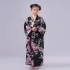 robe traditionnelle kimono japonaise pour enfants, costume féminin, robe yukata imprimée, spectacle pour élèves du primaire
