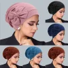 Nouveau femmes musulmanes intérieur Hijab chapeau nœud papillon Turban indien Bonnet foulard bonnets perte de cheveux tête enveloppement chimio casquette Turbante Mujer Nouveau femmes musulmanes intérieur Hijab chapeau nœud papillon Turban indien Bonnet foulard bonnets perte de cheveux tête enveloppement chimio casquette Turbante Mujer